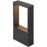Slv flatt ii 36, lampadaire, phase, 2700 k, ip65, carr, noir - lampes sur pied, murales et de plafond ...