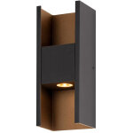 Slv flatt ii, applique en saillie, phase, 2700 k, 9, 5 w, noir - lampes sur pied, murales et de plafond ...