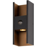 Slv flatt ii, applique en saillie, sensor, 2700 k, max. 10 w, noir - lampes sur pied, murales et de plafond ...