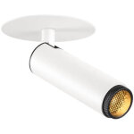 Slv grip! s, plafonnier encastr, phase, 3000 k, 29, ip20, cylindrique, blanc / noir - spot de plafond ...