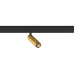 Slv grip! s, spot 48v, deep & recessed track, cylindrique, 2700k, 9, 8 watts, dali, 29�, or / noir - ...