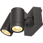 Slv helia, applique et plafonnier extrieur, double, anthracite, led, 16w, 3000k, ip55, variable - lampes ...