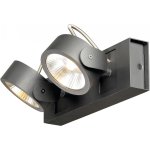 Slv kalu, applique et plafonnier int�rieur, double, noir, led, 31w, 3000k, variable triac - lampes murales ...