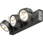 Slv kalu, applique et plafonnier int�rieur, triple, noir, led, 47w, 3000k, variable triac - lampes murales ...