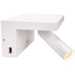 Slv karpo, applique intrieure, liseuse, blanc, led, 6, 6w, 3000k, variable, 2 ports usb - lampes murales ...