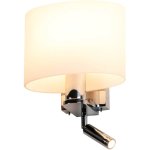 Slv kenkua spot, applique intérieure, liseuse, chrome / opale, e27, 40w max, led, 2w, 3000k - lampes ... Slv kenkua spot, applique intérieure, liseuse, chrome / opale, e27, 40w max, led, 2w, 3000k - lampes ...