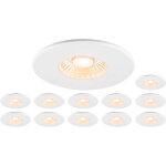 Slv kit compos� de 12 x 1007095 universal downlight phase ip65 38� et 1007097 cache universal - spot ...