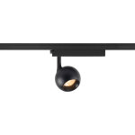 Slv light eye� 2. 0, spot 1 all. , phase, rond, 2700k, 11 w, 30�, noir - lampes avec adaptateur monophas� ...