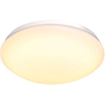Slv lipsy� 30, applique et plafonnier int�rieur, dome, blanc, led, 15w, 3000k / 4000k, ip44 - lampes ...