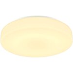 Slv lipsy� 40, applique et plafonnier int�rieur, drum, blanc, led, 18w, 3000k / 4000k, ip44 - lampes ...
