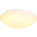 Slv lipsy� 50, applique et plafonnier int�rieur, dome, blanc, led, 21w, 3000k / 4000k, ip44 - lampes ...