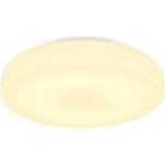 Slv lipsy 50, applique et plafonnier intrieur, drum, blanc, led, 21w, 3000k / 4000k, ip44 - lampes ...