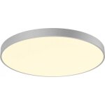 Slv medo 90 corona, plafonnier intrieur, rond, gris argent, led, 78w, 3000k / 4000k, variable triac ...