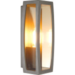 Slv meridian box, applique extrieure, diffuseur transparent, anthracite, e27, 25w max, ip54 - lampes ...