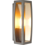 Slv meridian box, applique ext�rieure, diffuseur transparent, anthracite, e27, 25w max, ip54 - lampes ...