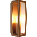 Slv meridian box, applique ext�rieure, diffuseur transparent, rouille, e27, 25w max, ip54 - lampes sur ...