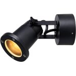 Slv nautilus 25, applique et plafonnier extérieur, noir, gu10, 11w max, ip54 - lampes murales et de plafond ... Slv nautilus 25, applique et plafonnier extérieur, noir, gu10, 11w max, ip54 - lampes murales et de plafond ...