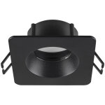 Slv new tria� 68, cadre de montage pour plafonnier, l : 8, 2 l : 8, 2 h : 3, 4 cm, ip 65, noir - encastr�s ...