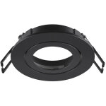 Slv new tria� 68, cadre de montage pour plafonnier, d : 8, 2 h : 2, 6 cm, ip 20, noir - encastr�s de ...