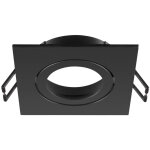 Slv new tria� 68, cadre de montage pour plafonnier, l : 8, 2 l : 8, 2 h : 2, 6 cm, ip 20, noir - encastr�s ...