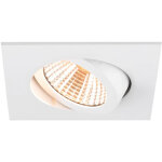 Slv new tria® 68, encastré de plafond, 2700 k, 38°, ip 20, carré, blanc - luminaires encastrés Slv new tria® 68, encastré de plafond, 2700 k, 38°, ip 20, carré, blanc - luminaires encastrés