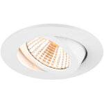 Slv new tria® 68, encastré de plafond, 2700 k, 38°, ip 20, rond, blanc - luminaires encastrés Slv new tria® 68, encastré de plafond, 2700 k, 38°, ip 20, rond, blanc - luminaires encastrés