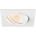 Slv new tria 68, encastr de plafond, 2700 k, 60, ip 20, carr, blanc - luminaires encastrs