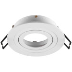 Slv new tria� 75, cadre de montage pour plafonnier, d : 9, 3 h : 2, 6 cm, ip 20, blanc - encastr�s de ...