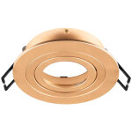 Slv new tria� 75, cadre de montage pour plafonnier, d : 9, 3 h : 2, 6 cm, ip 20, or rose - encastr�s ...