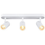 Slv noblo, plafonnier et applique en saillie, triple, rond, 2700 k, 19 w, phase, 32, blanc - lampes ...