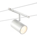Slv noblo spot, spot pour cble tendu t. b. t. , intrieur, blanc, led, 8, 5w, 2700k - systmes de cbles ...