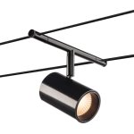 Slv noblo spot, spot pour c�ble tendu t. b. t. , int�rieur, noir, led, 8, 5w, 2700k - syst�mes de c�bles ...