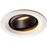 Slv numinos, encastr de plafond intrieur, 20, blanc / noir, led, 2700k, orientable - spot de plafond ...