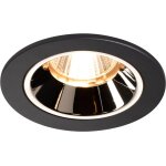 Slv numinos, encastr� de plafond int�rieur, 40�, noir / chrome, led, 2700k - spot de plafond