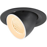 Slv numinos� gimble m, plafonnier encastr�, 2700 k, 40�, noir / blanc - spot de plafond