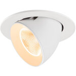 Slv numinos� gimble l, plafonnier encastr�, 2700 k, 20�, ip20, rond, blanc - spot de plafond