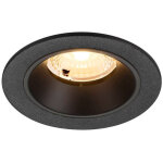 Slv numinos s, plafonnier encastr, 3000 k, 40, ip20, rond, noir - lampes murales et de plafond