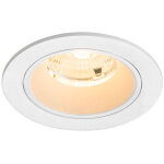 Slv numinos s, plafonnier encastr, 3000 k, 55, ip20, rond, blanc - lampes murales et de plafond