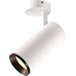 Slv numinos, plafonnier intrieur, 60, blanc / noir, led, 28w, 4000k, variable triac - projecteurs non ...
