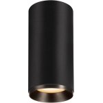 Slv numinos, plafonnier int�rieur, 60�, noir, led, 28w, 3000k, variable triac - lampes murales et de ...