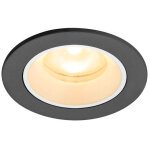 Slv numinos� xs, plafonnier encastr�, 3000 k, 55�, ip20, rond, noir / blanc - spot de plafond