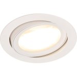 Slv oculus, encastr de plafond intrieur, blanc, led, 10, 5w, 2000 - 3000k, dim to warm - spot de plafond ...
