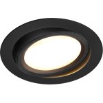 Slv oculus, encastr de plafond intrieur, noir, led, 10, 5w, 2000 - 3000k, dim to warm - spot de plafond ...