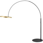 Slv one bow fl, lampadaire noir / laiton 20 w 1200 / 1200 lm 2700 / 3000 k cri 90 140  - lampes d?ambiance, ...