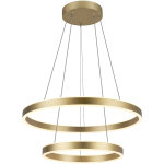 Slv one double phase up / down, suspension, laiton, 35 w, 2700 / 3000 k, 130� - lampes pendulaires