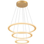 Slv one flat, suspension, triple, 300 cm, 2700 / 3000 k, dali 2, touch, laiton - lampes pendulaires Slv one flat, suspension, triple, 300 cm, 2700 / 3000 k, dali 2, touch, laiton - lampes pendulaires
