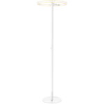 Slv one straight fl, lampadaire blanc 20 w 1200 / 1200 lm 2700 / 3000 k cri 90 140  - lampes d?ambiance, ...