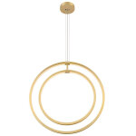 Slv one vertical pd, suspension, 180 cm, 2700 / 3000 k, phase, laiton - lampes pendulaires