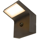 Slv ordi ii applique, ext�rieur, carr�, sensor ip54 2200 / 3000k noir, bord de mer - lampes sur pied, ...