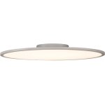 Slv panel 60, plafonnier intrieur, rond, gris argent, led, 42w, 3000k, variable triac - lampes murales ...